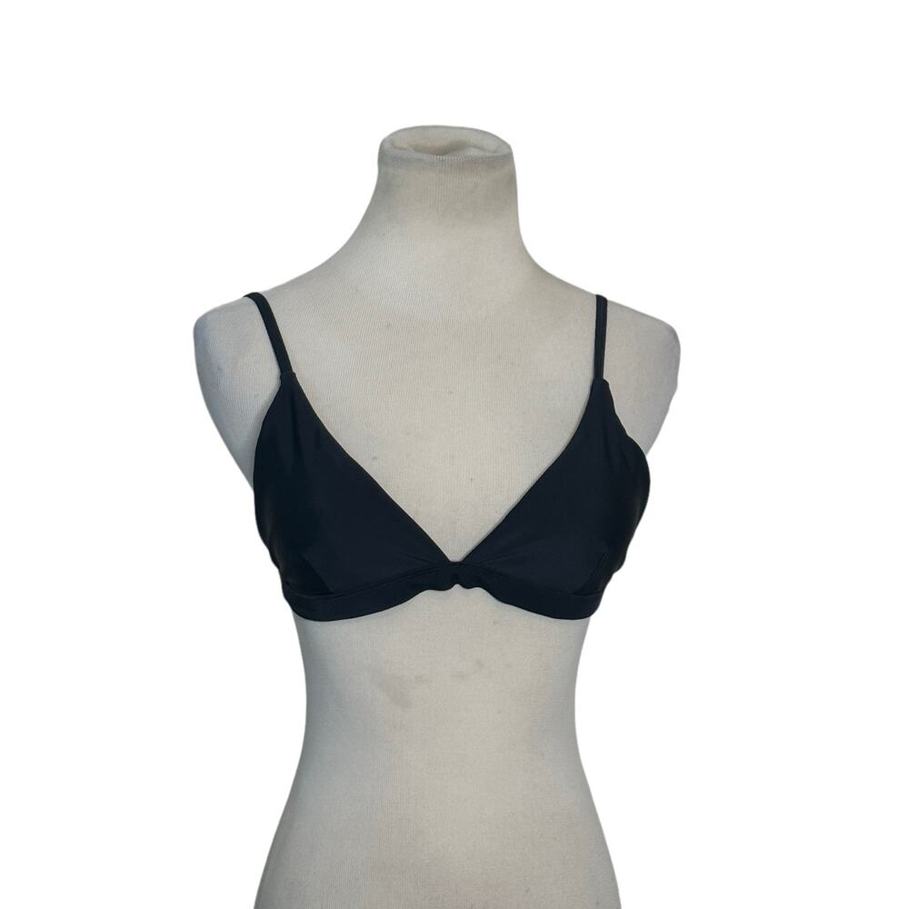 Shekini black bikini top size Small